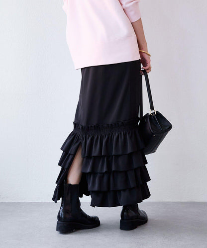 【顯身材◎】荷葉邊修身裙