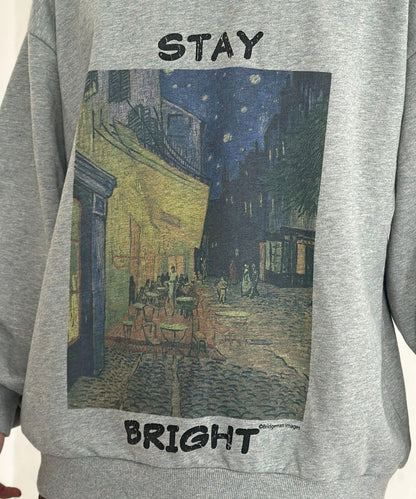 繪畫藝術印花衛衣