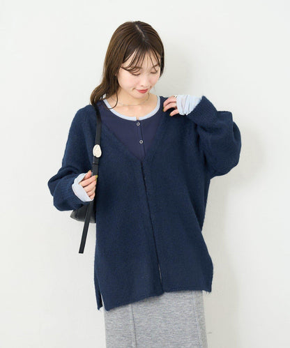 【5色可選/前後兩穿】B針織寬鬆開衫