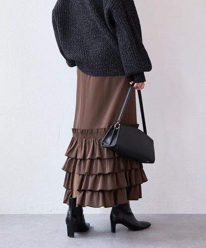 【顯身材◎】荷葉邊修身裙