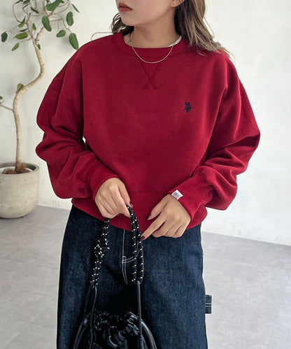 【U.S. POLO ASSN.】短款加絨套頭衫