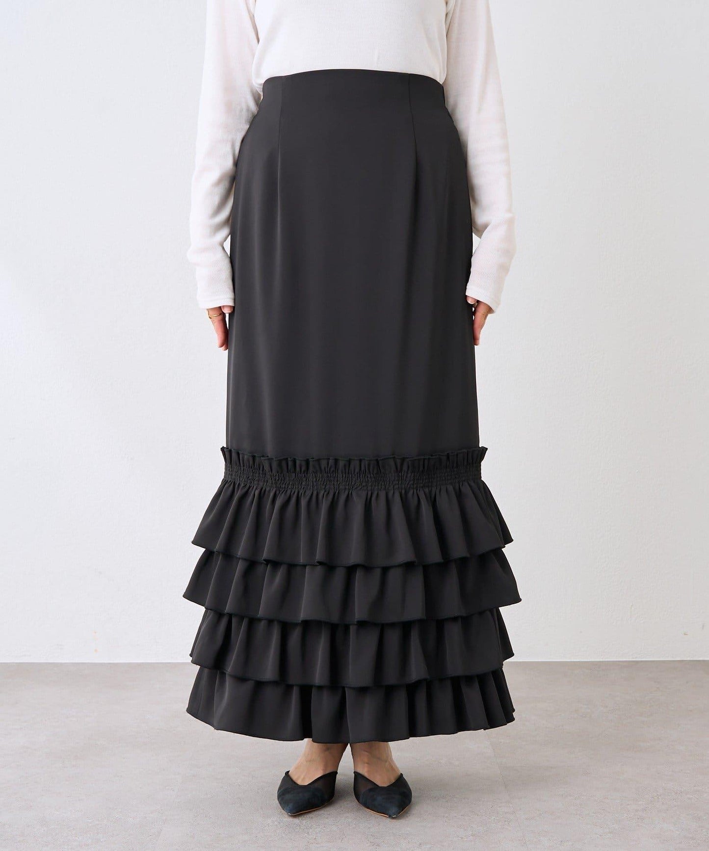 【顯身材◎】荷葉邊修身裙