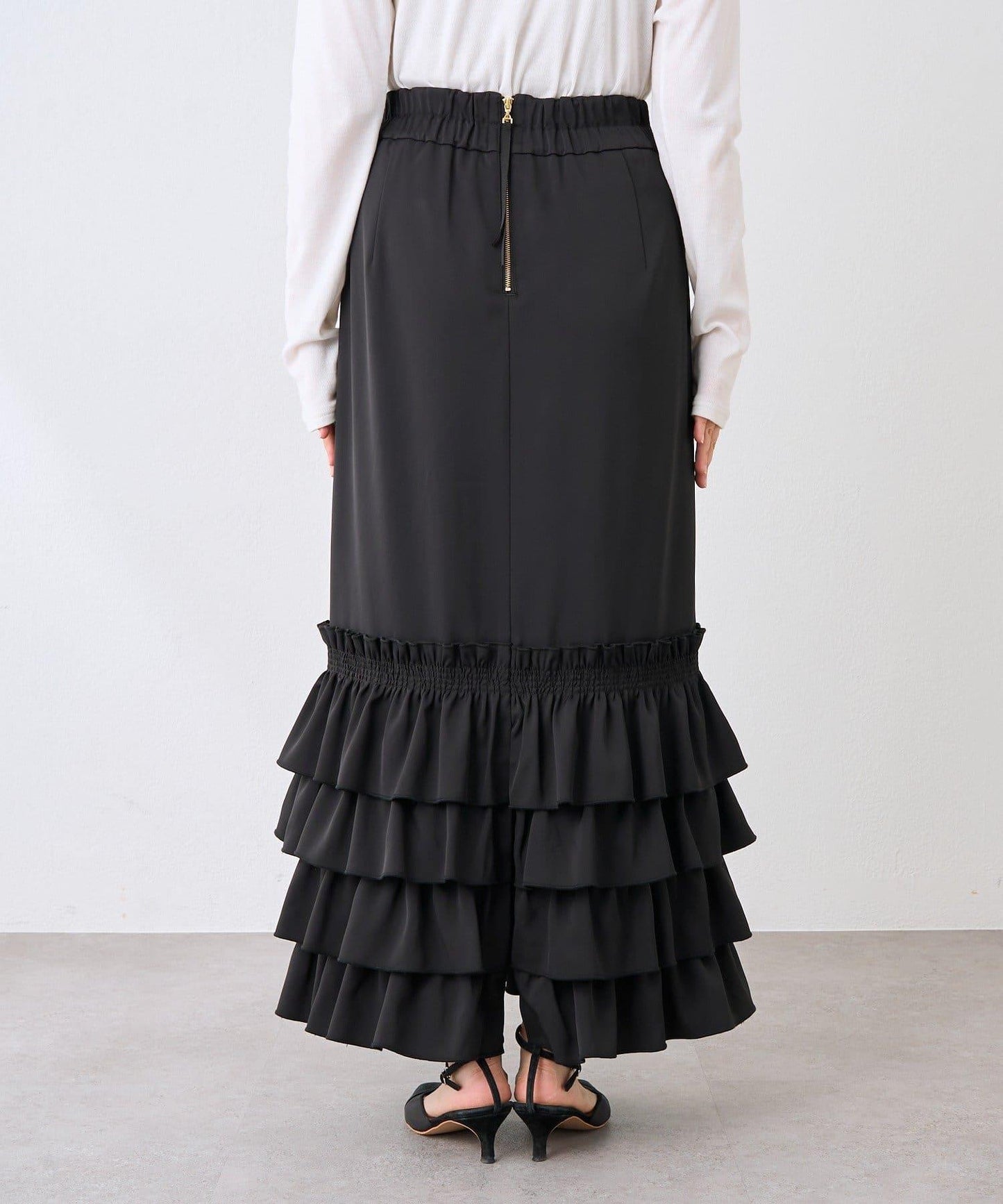 【顯身材◎】荷葉邊修身裙