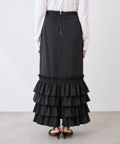 【顯身材◎】荷葉邊修身裙