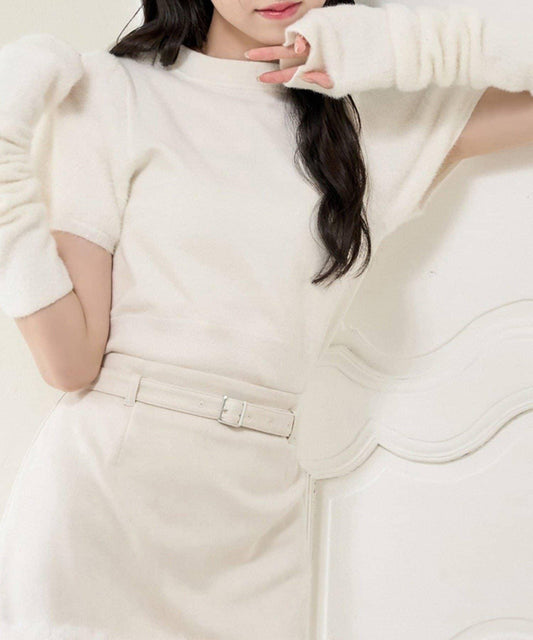 【one after another】附帶護臂針織衫