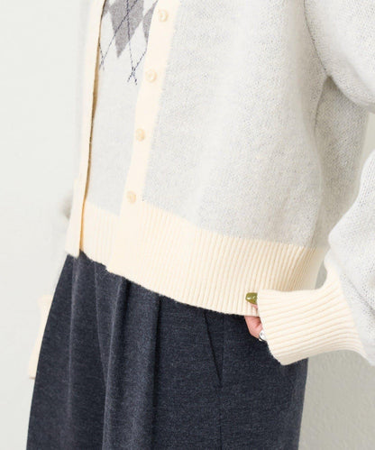 B 菱格吊帶套裝開衫