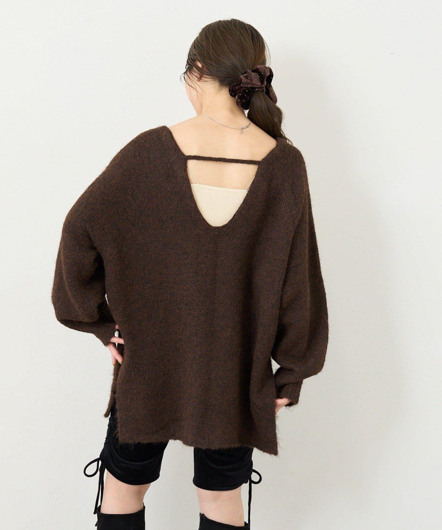 【5色可選/前後兩穿】B針織寬鬆開衫