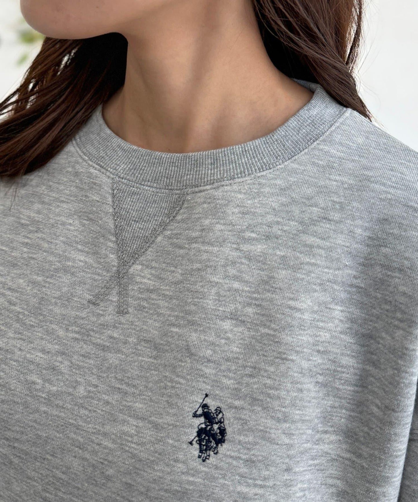 【U.S. POLO ASSN.】短款加絨套頭衫