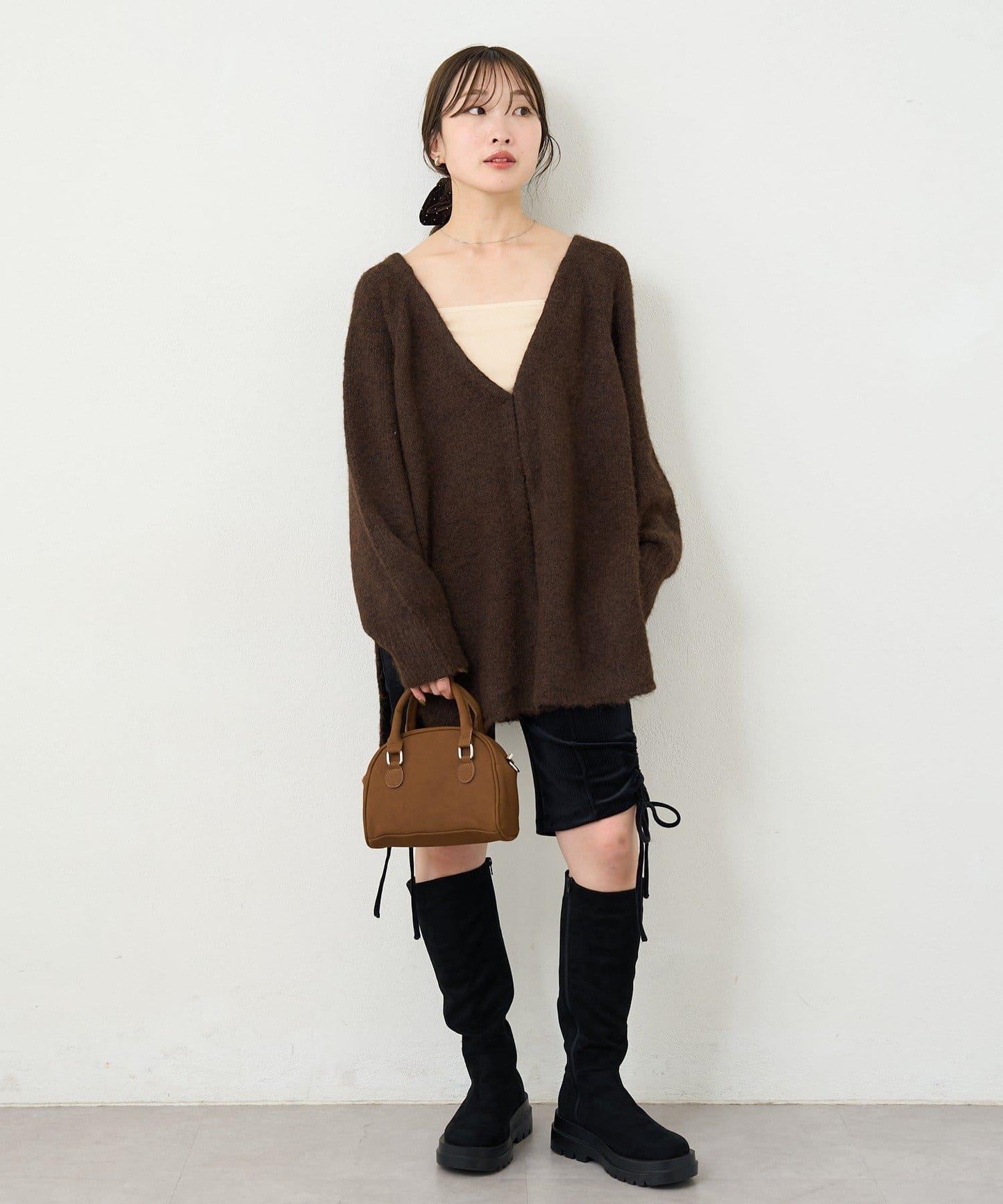 【5色可選/前後兩穿】B針織寬鬆開衫