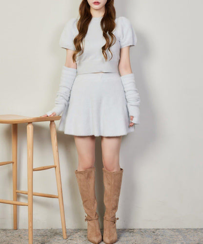 【one after another】附帶護臂針織衫