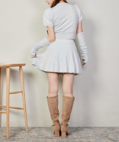 【one after another】附帶護臂針織衫