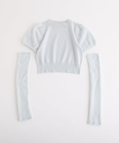 【one after another】附帶護臂針織衫