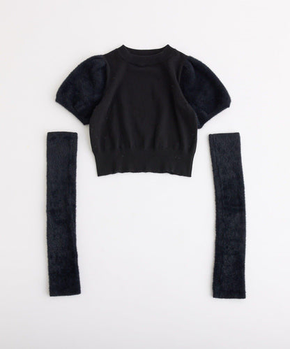 【one after another】附帶護臂針織衫