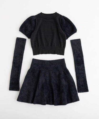 【one after another】附帶護臂針織衫