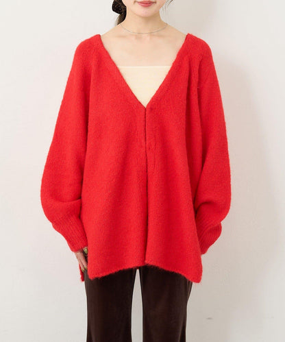 【5色可選/前後兩穿】B針織寬鬆開衫