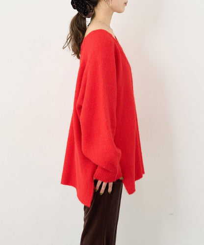 【5色可選/前後兩穿】B針織寬鬆開衫