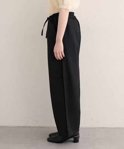 【natural couture】側邊條紋休閒褲