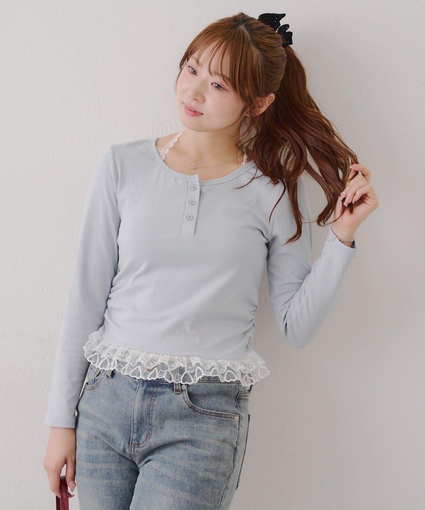 【RMAF】蕾絲掛脖上衣