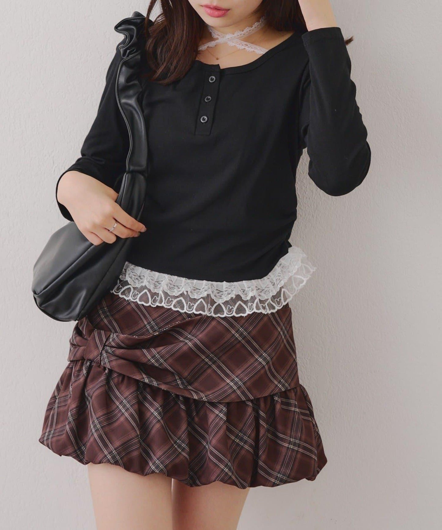 【RMAF】蕾絲掛脖上衣