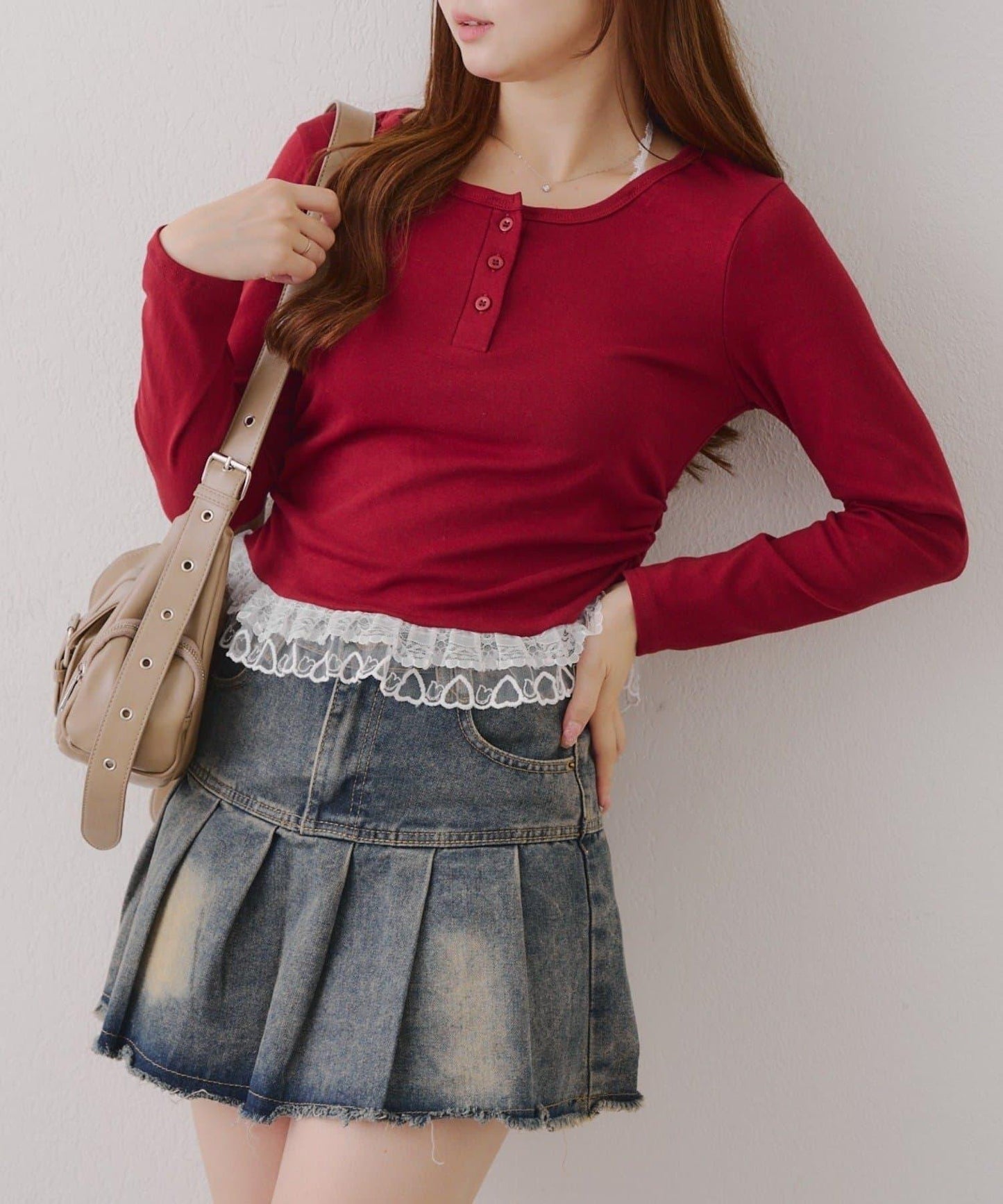 【RMAF】蕾絲掛脖上衣