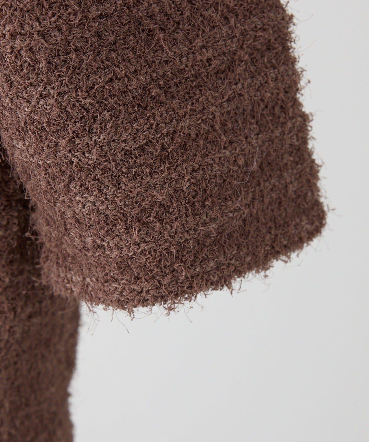 【one after another】金色紐扣短袖仿粗花呢開衫