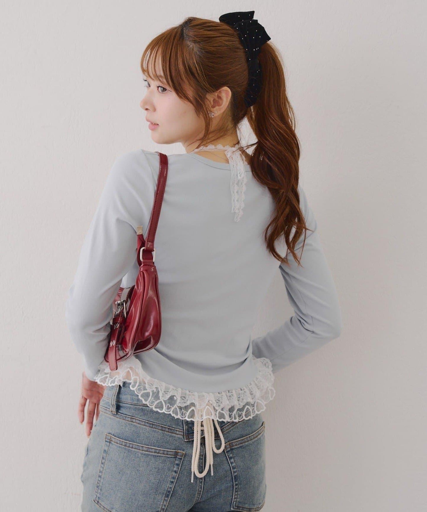 【RMAF】蕾絲掛脖上衣