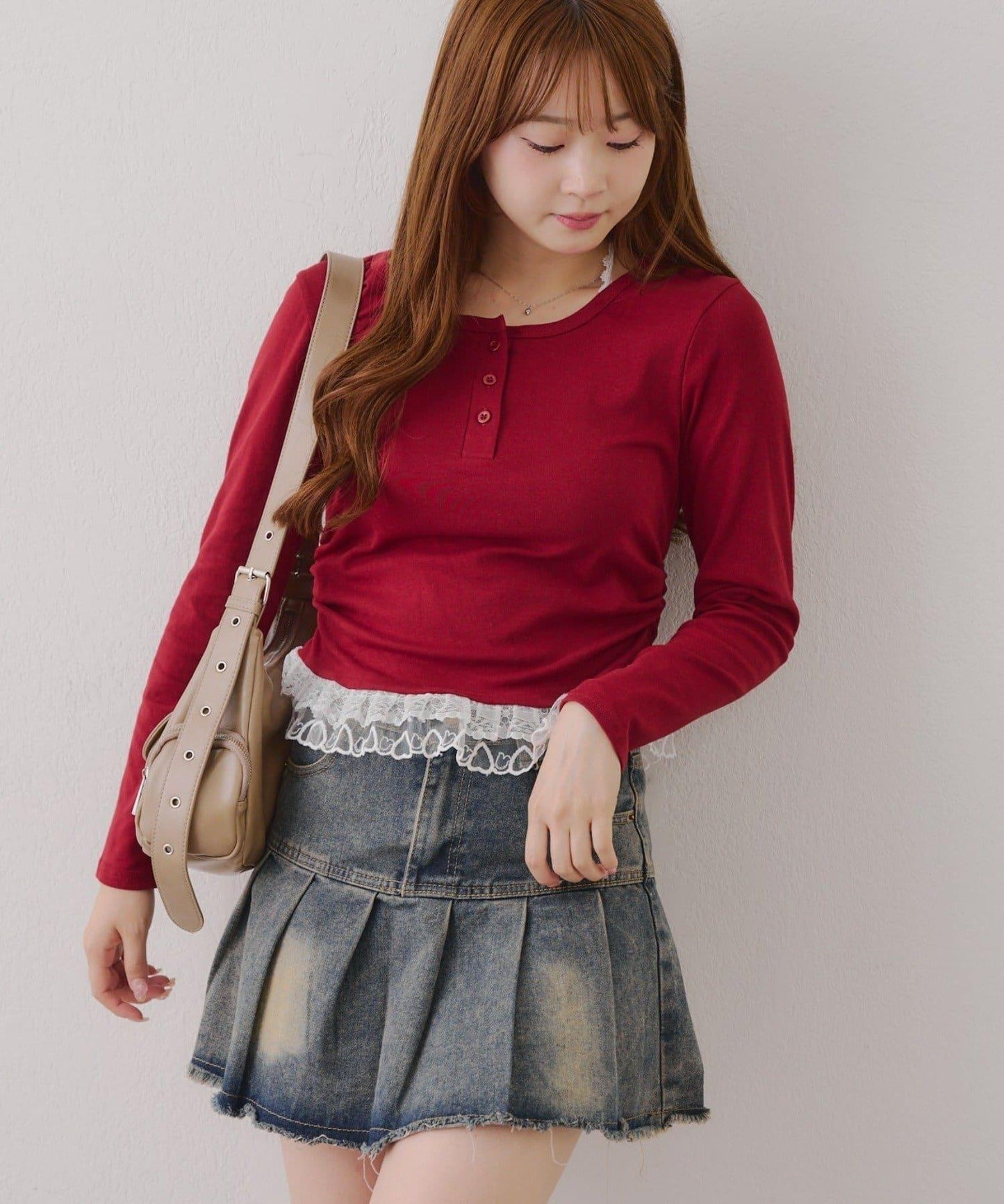 【RMAF】蕾絲掛脖上衣