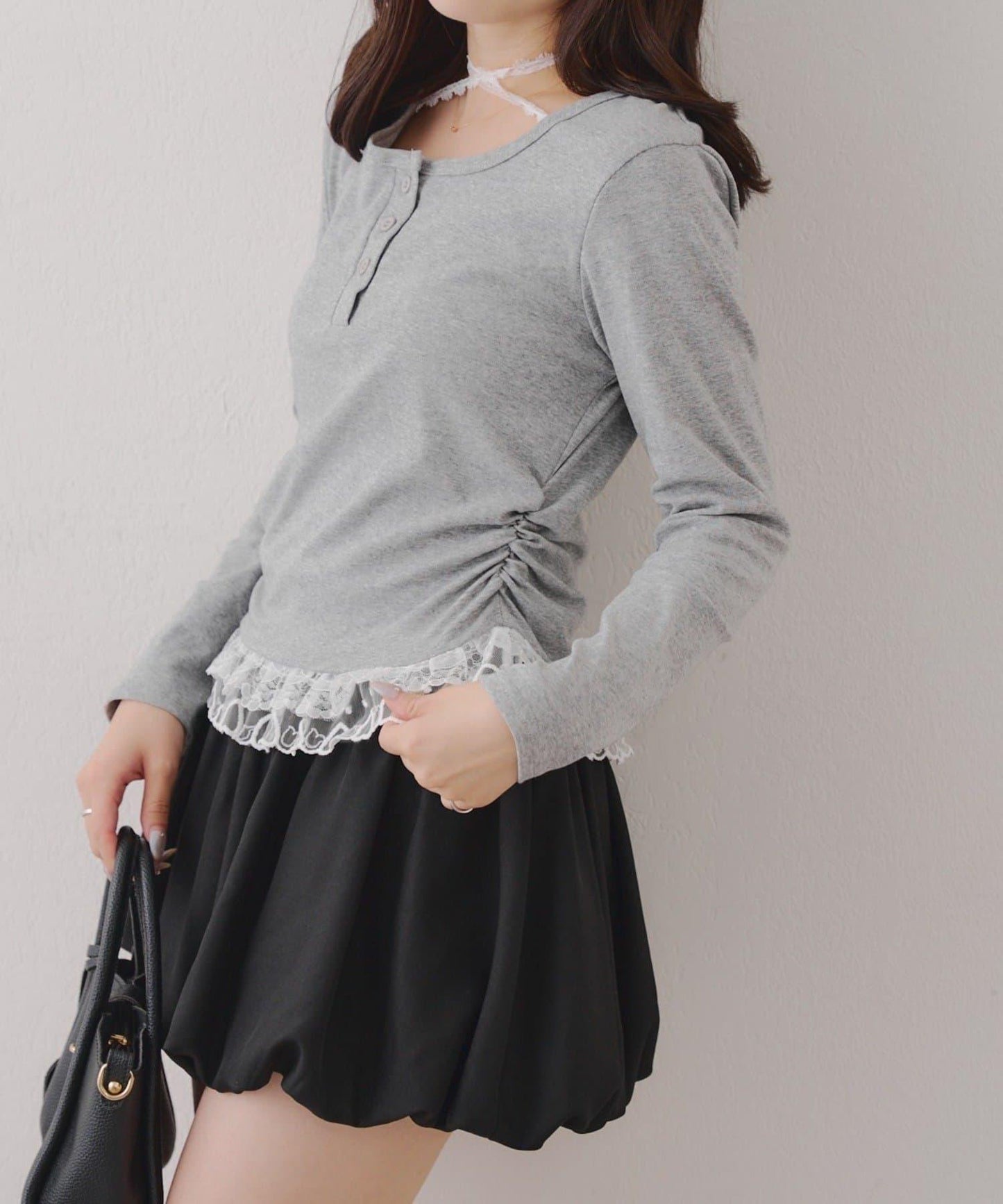 【RMAF】蕾絲掛脖上衣