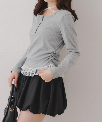 【RMAF】蕾絲掛脖上衣