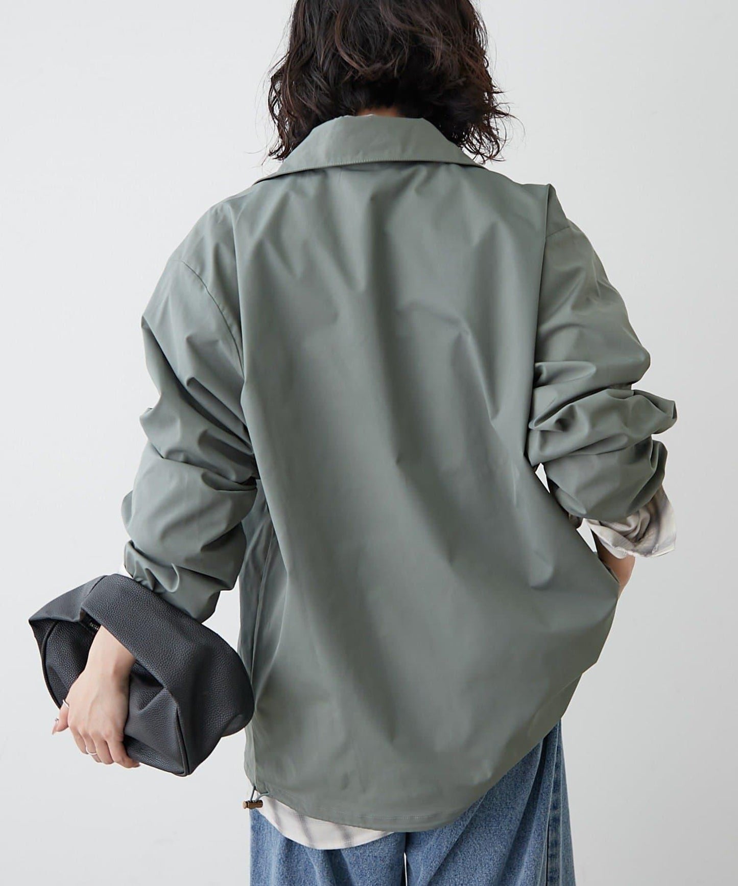 【NUNIFE】套頭式防風外套