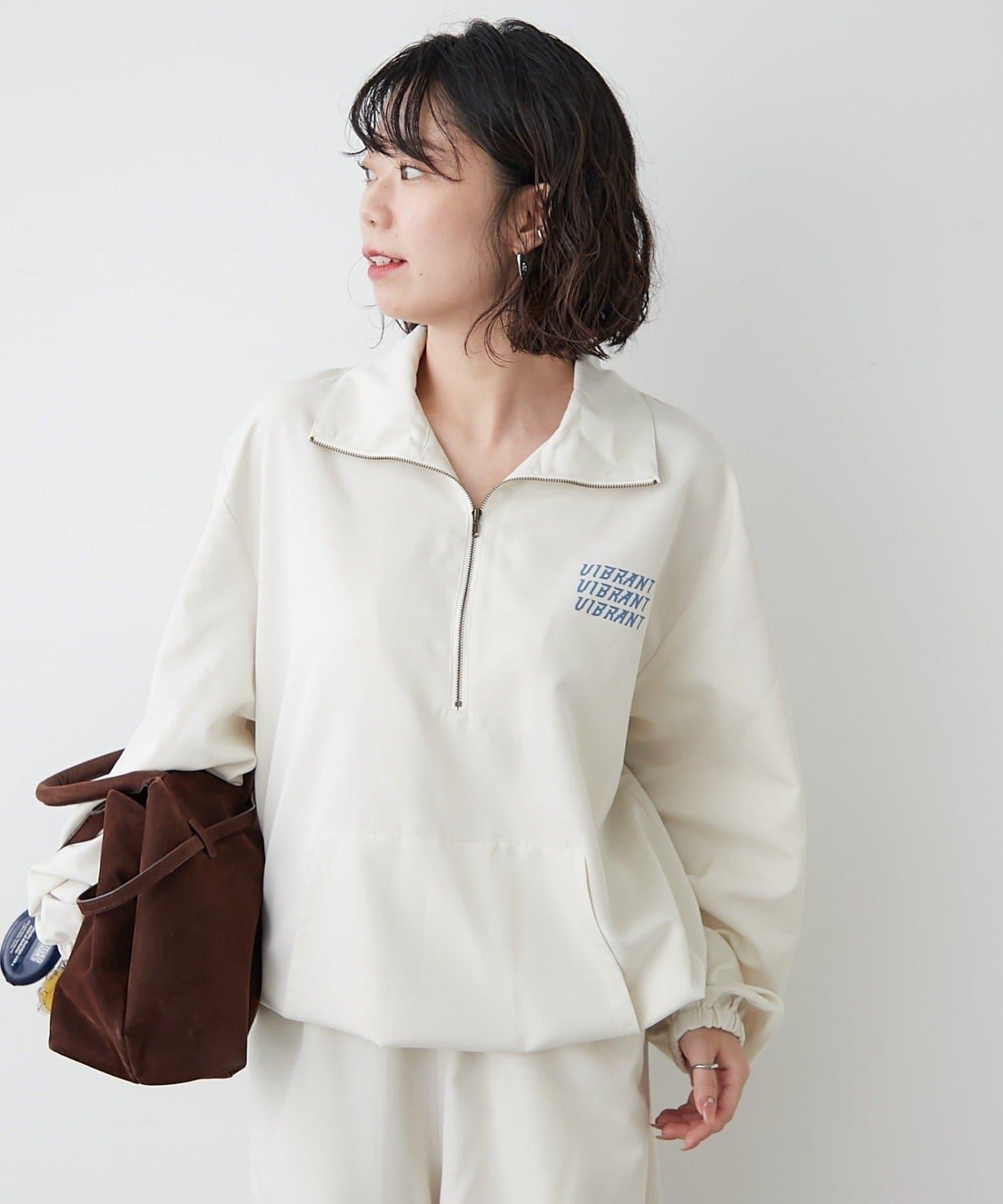 【NUNIFE】套頭式防風外套