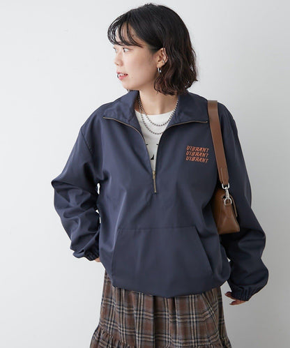 【NUNIFE】套頭式防風外套