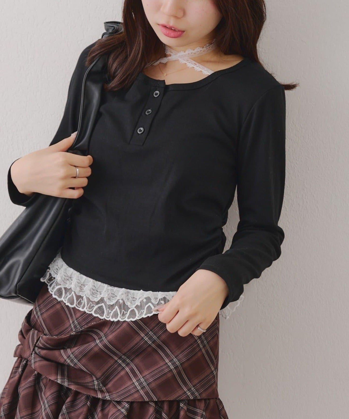 【RMAF】蕾絲掛脖上衣