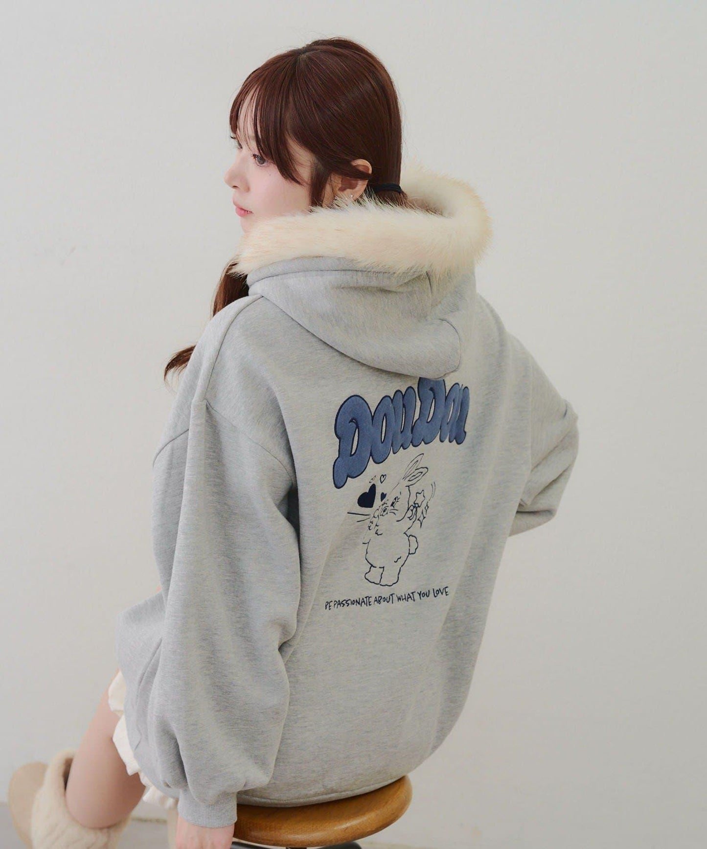 【RMAF】應援兔子加絨連帽衛衣