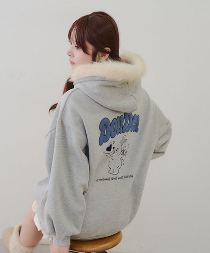 【RMAF】應援兔子加絨連帽衛衣