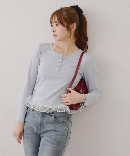 【RMAF】蕾絲掛脖上衣