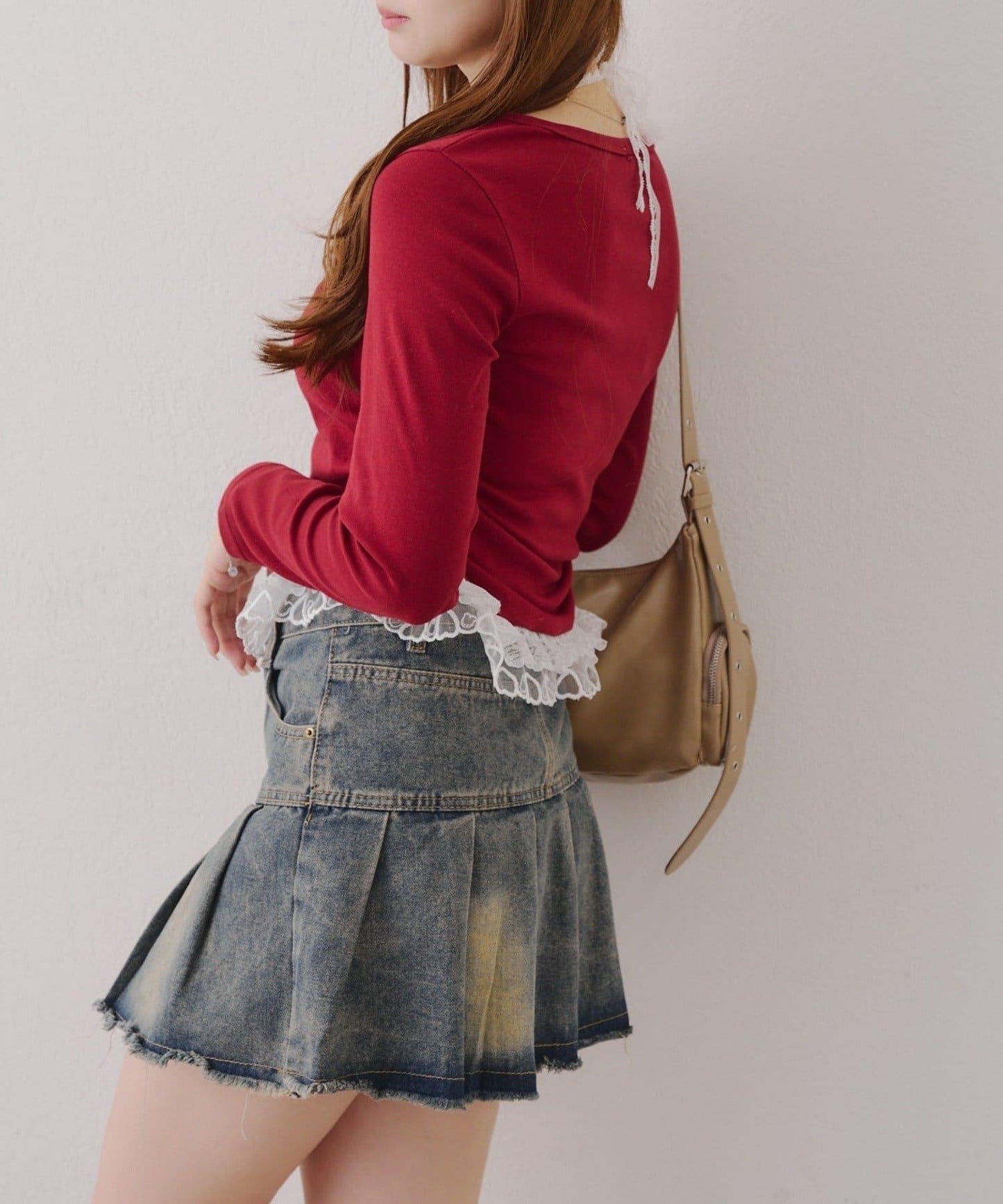 【RMAF】蕾絲掛脖上衣