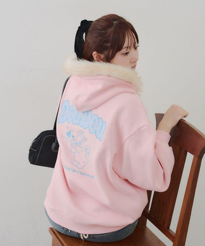 【RMAF】應援兔子加絨連帽衛衣