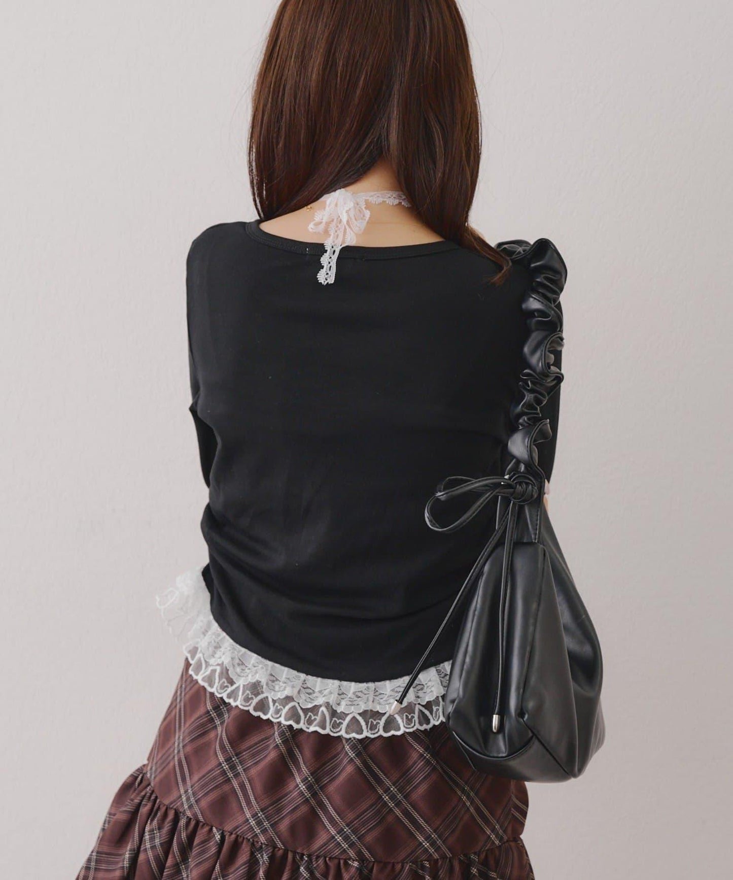 【RMAF】蕾絲掛脖上衣