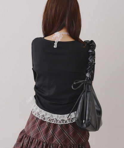 【RMAF】蕾絲掛脖上衣