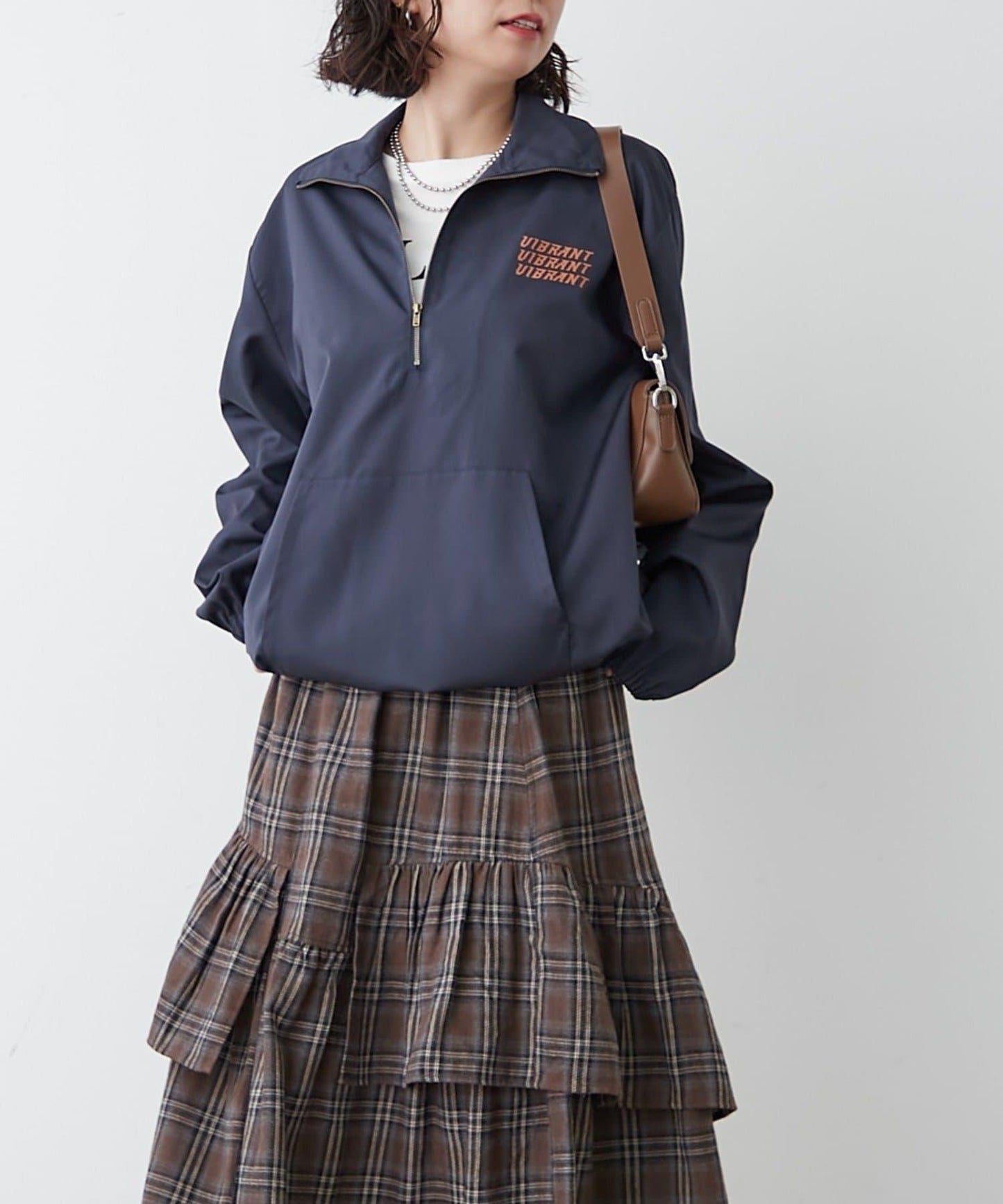 【NUNIFE】套頭式防風外套