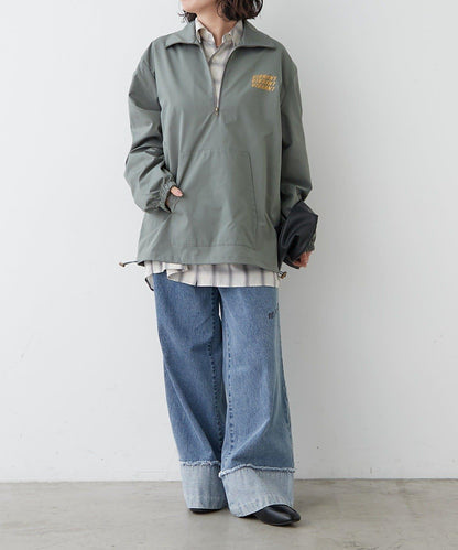 【NUNIFE】套頭式防風外套