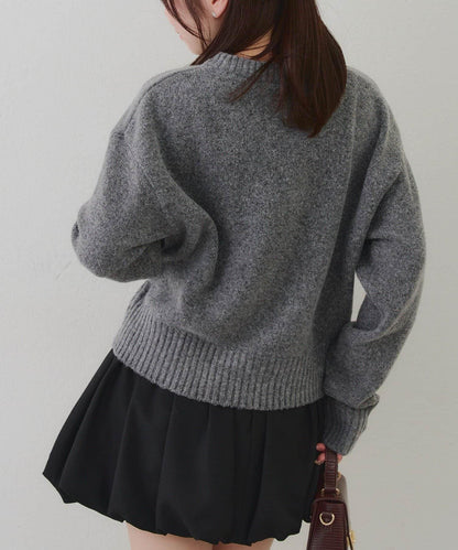 【RMAF】針織帽熊圖案套頭衫