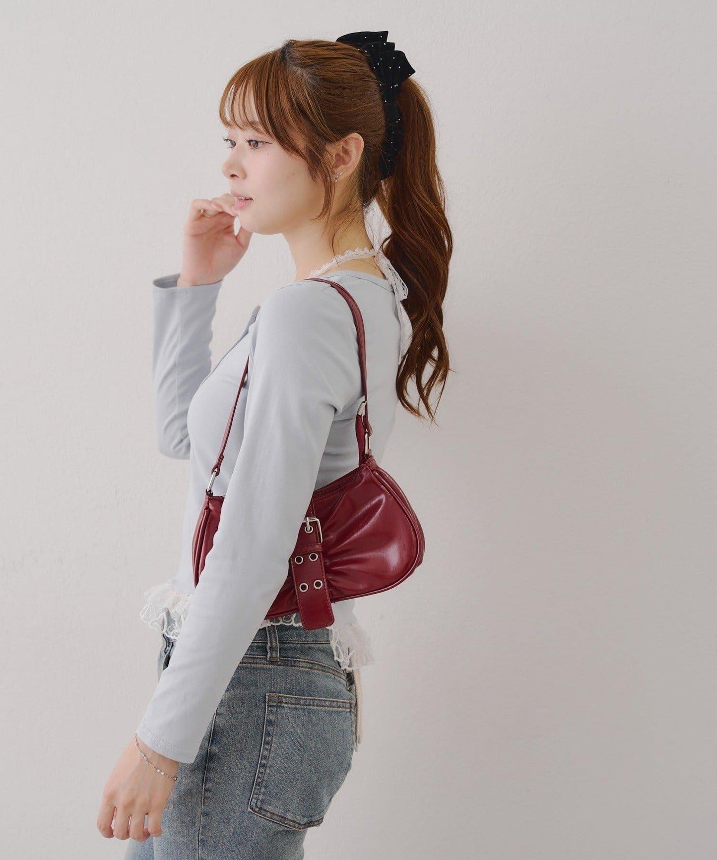 【RMAF】蕾絲掛脖上衣