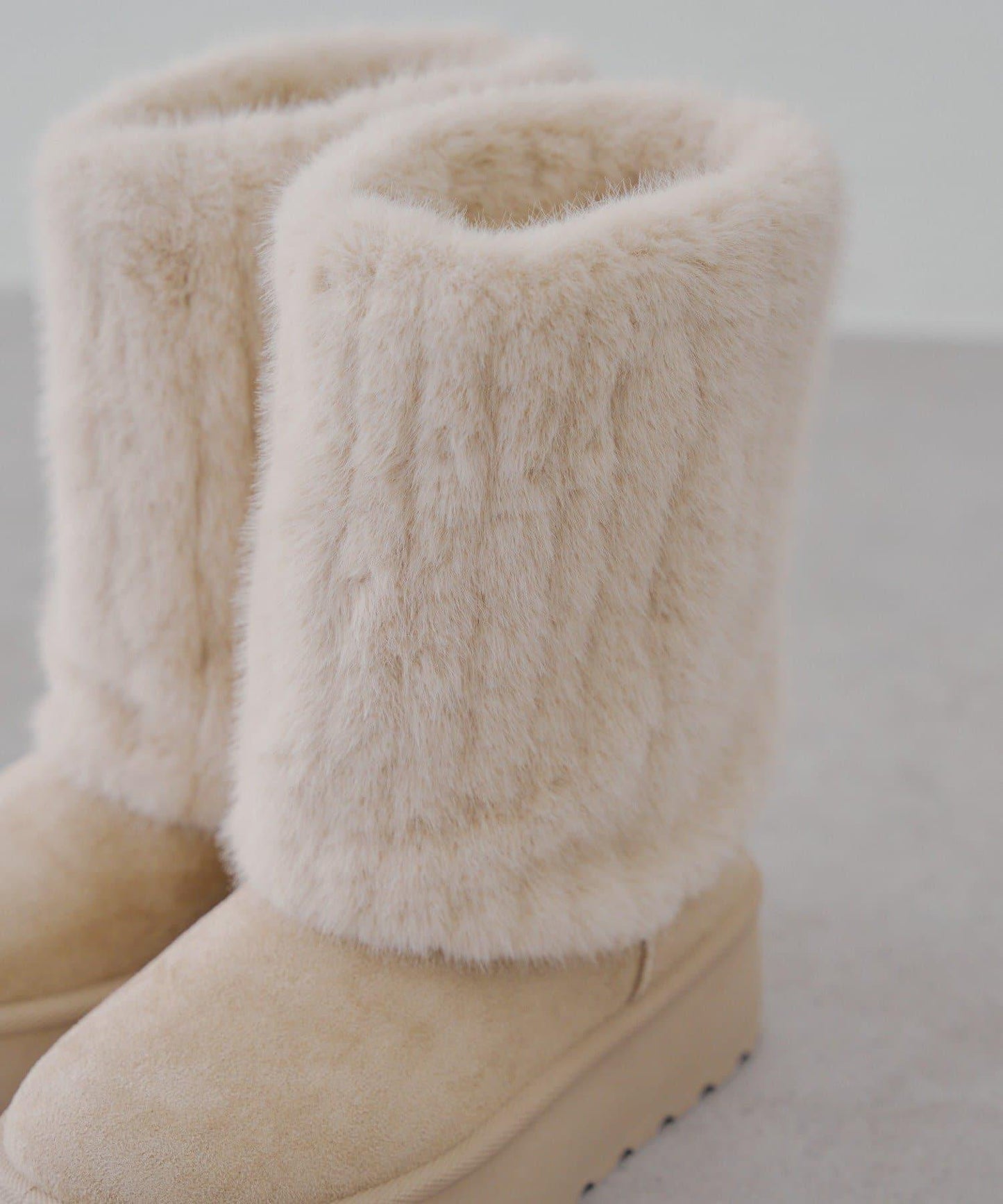 【RMAF】仿皮草短款羊毛靴