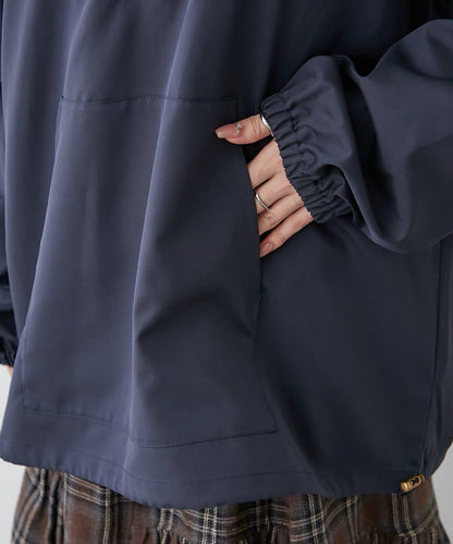 【NUNIFE】套頭式防風外套