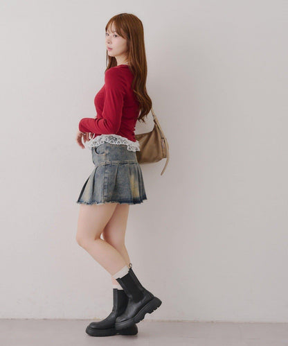 【RMAF】蕾絲掛脖上衣