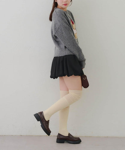 【RMAF】針織帽熊圖案套頭衫