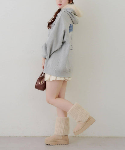 【RMAF】應援兔子加絨連帽衛衣