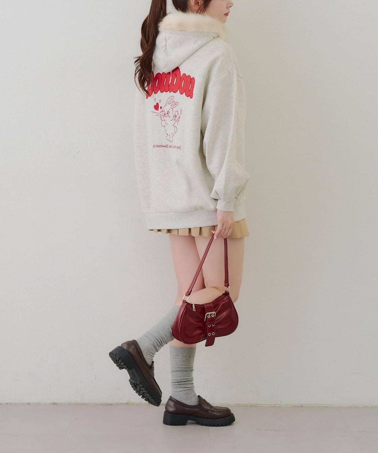 【RMAF】應援兔子加絨連帽衛衣